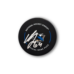 Mikael Granlund Autographed San Jose Sharks Official Hockey Puck