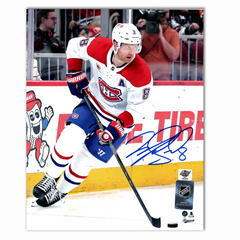 Mike Matheson Autographed Montreal Canadiens Away 8x10 Photo