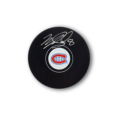 Mike Matheson Autographed Montreal Canadiens Hockey Puck