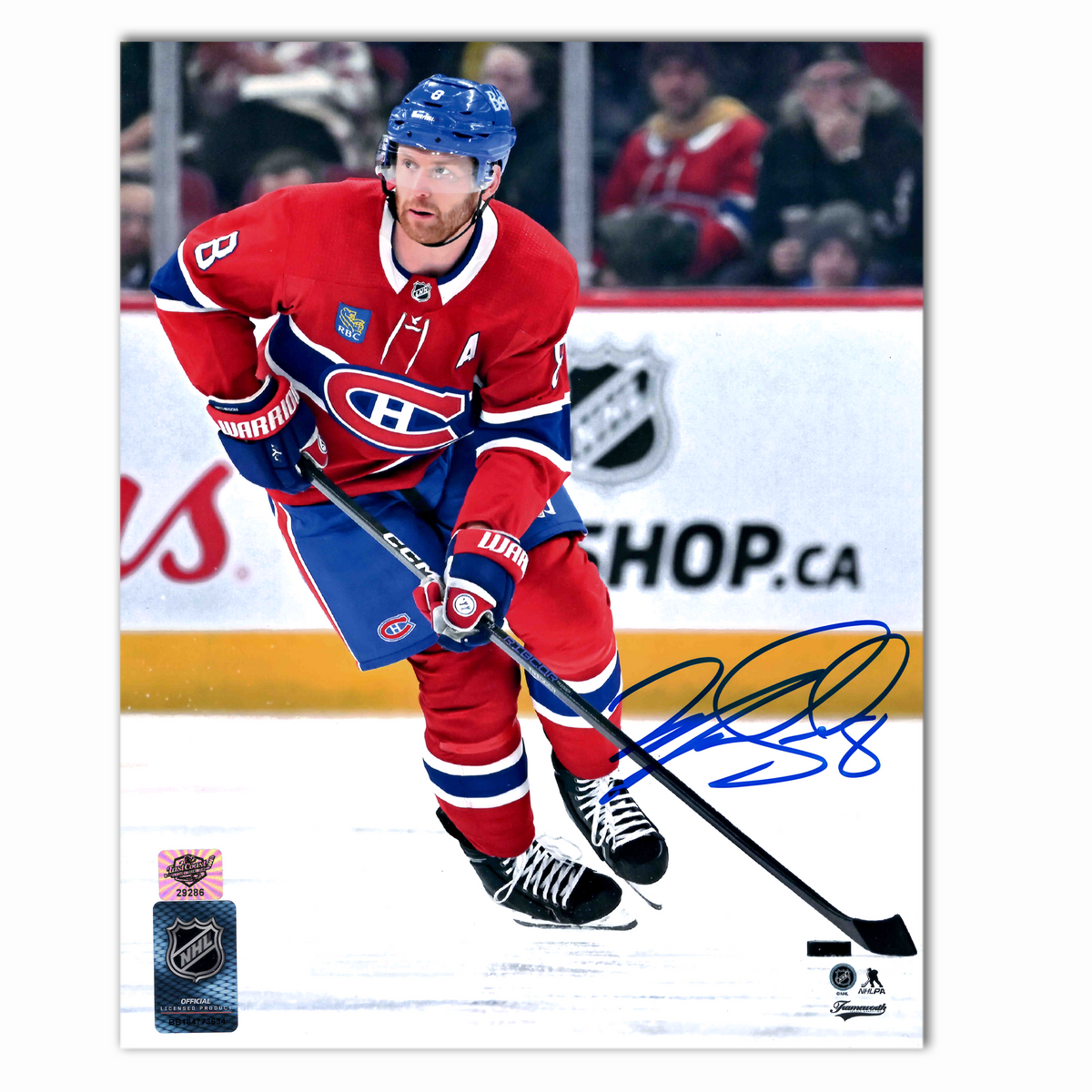 Mike Matheson Autographed Montreal Canadiens Home 8x10 Photo