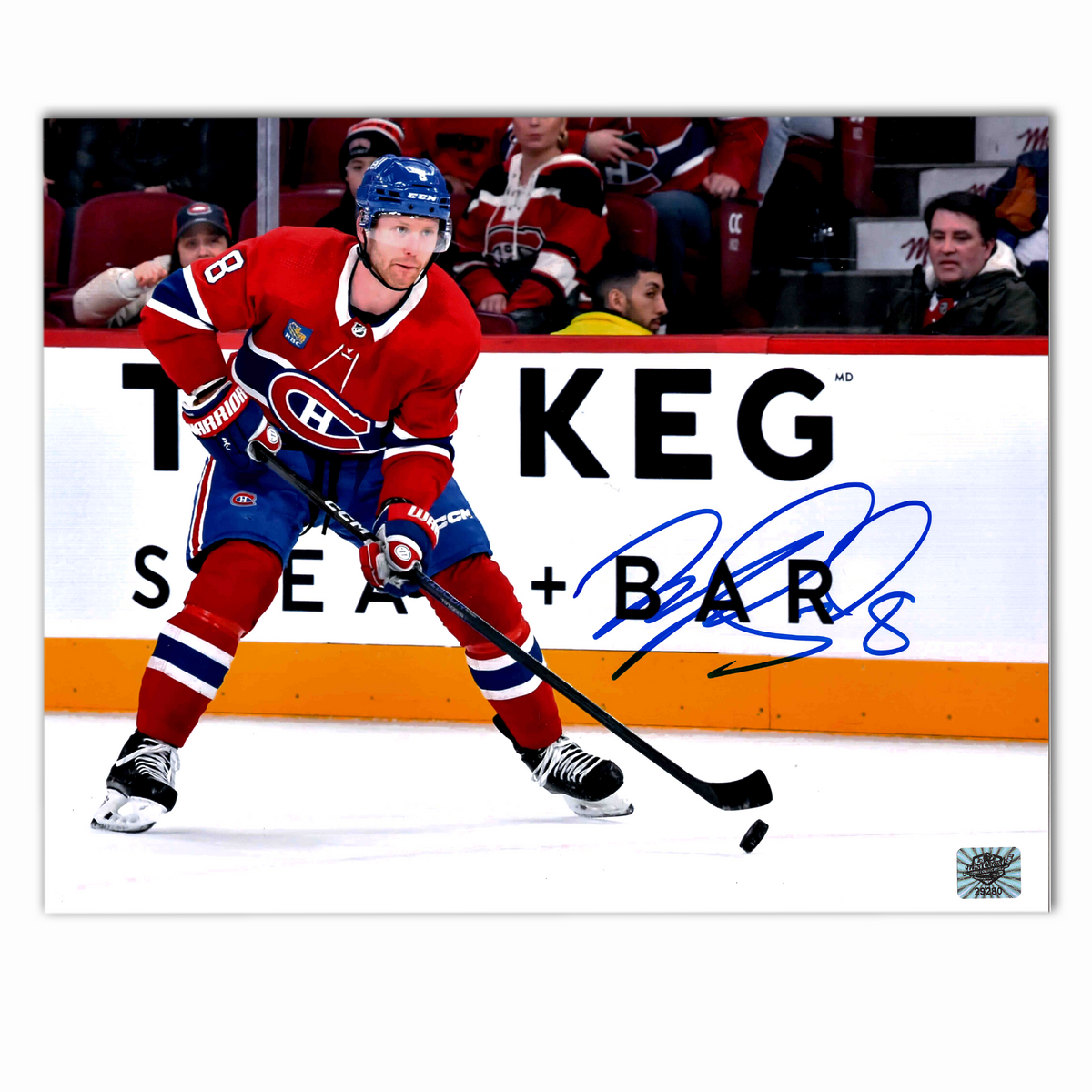 Mike Matheson Autographed Montreal Canadiens Home 8x10 Horizontal Photo
