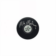 Mike Modano Autographed Dallas Stars Hockey Puck
