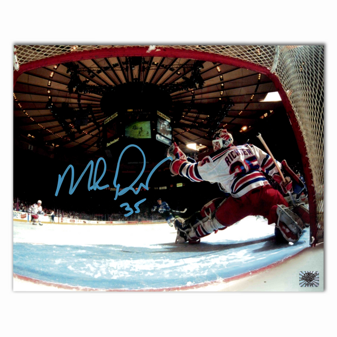 Mike Richter Autographed New York Rangers Away 8x10 Horizontal Photo