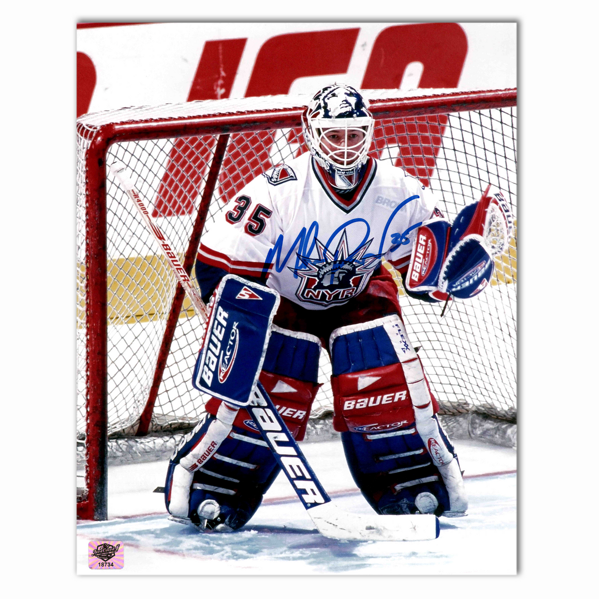 Mike Richter Autographed New York Rangers Liberty 8x10 Photo