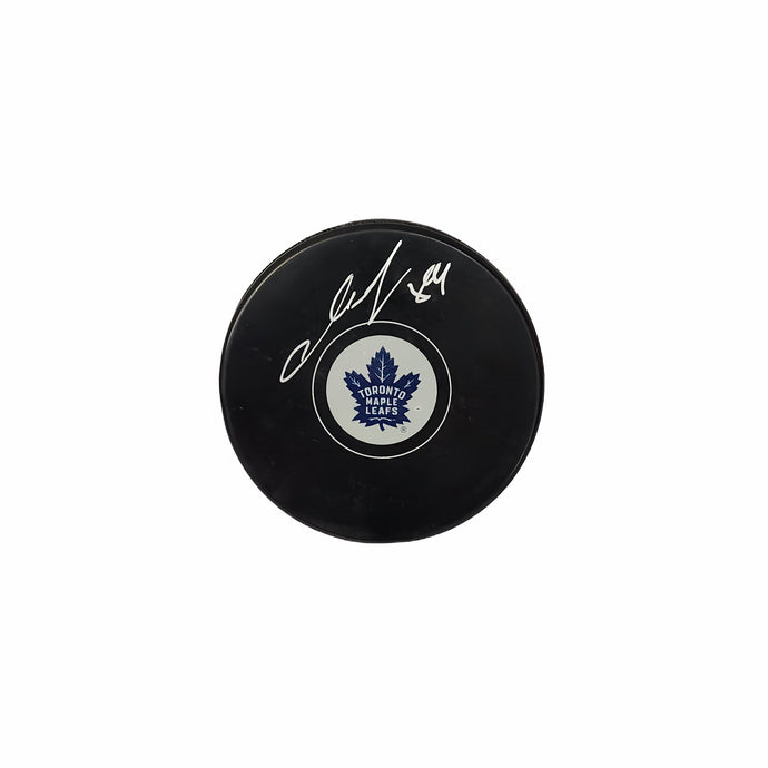 Mikhail Grabovski Autographed Toronto Maple Leafs Hockey Puck