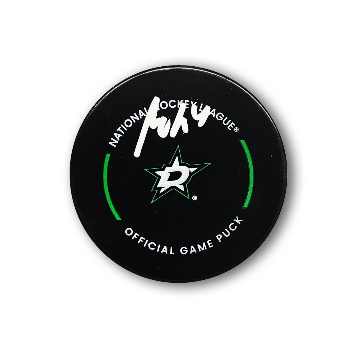 Miro Heiskanen Autographed Dallas Stars Official Hockey Puck