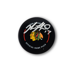 Nick Foligno Autographed Chicago Black Hawks Official Hockey Puck
