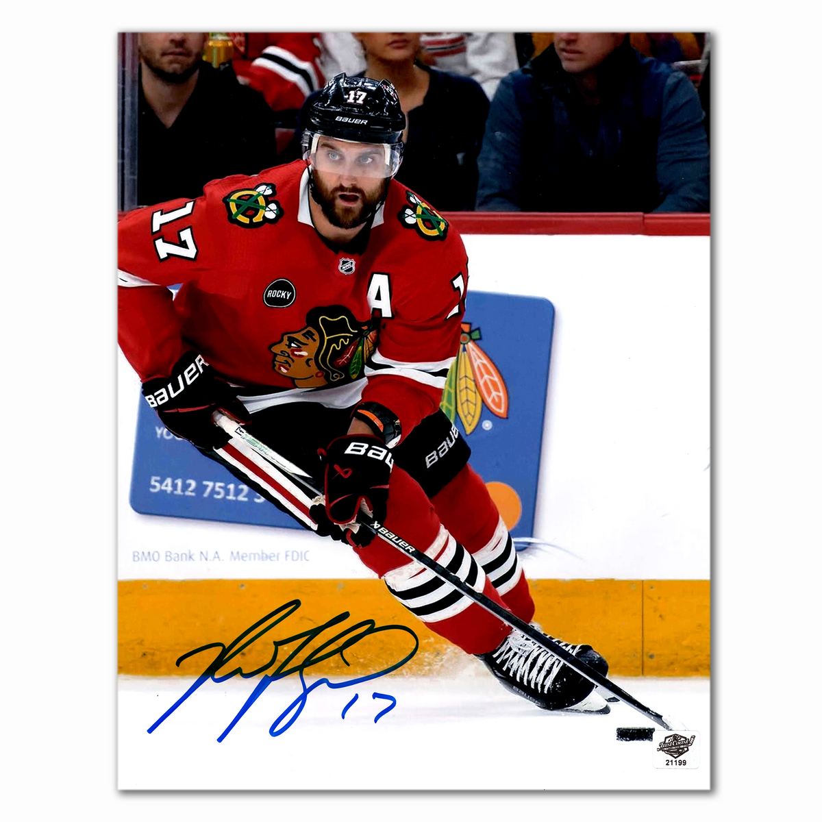 Nick Foligno Autographed Chicago Black Hawks 8x10 Photo