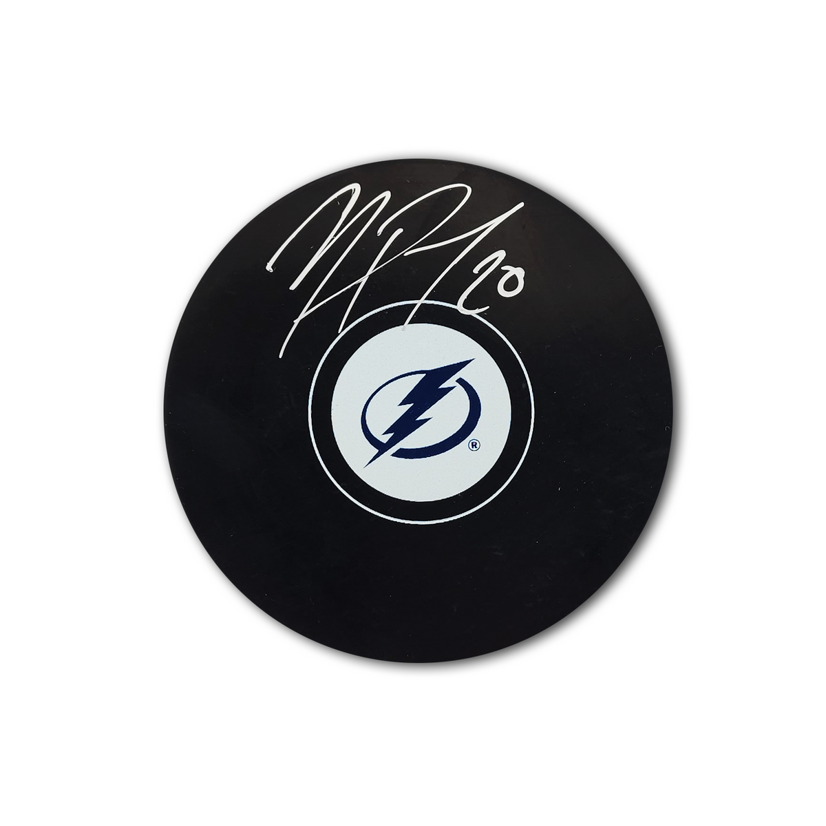 Nick Paul Autographed Tampa Bay Lightning Hockey Puck