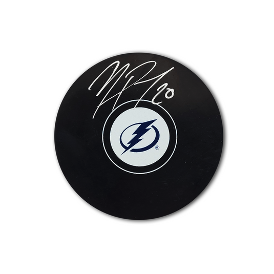 Nick Paul Autographed Tampa Bay Lightning Hockey Puck