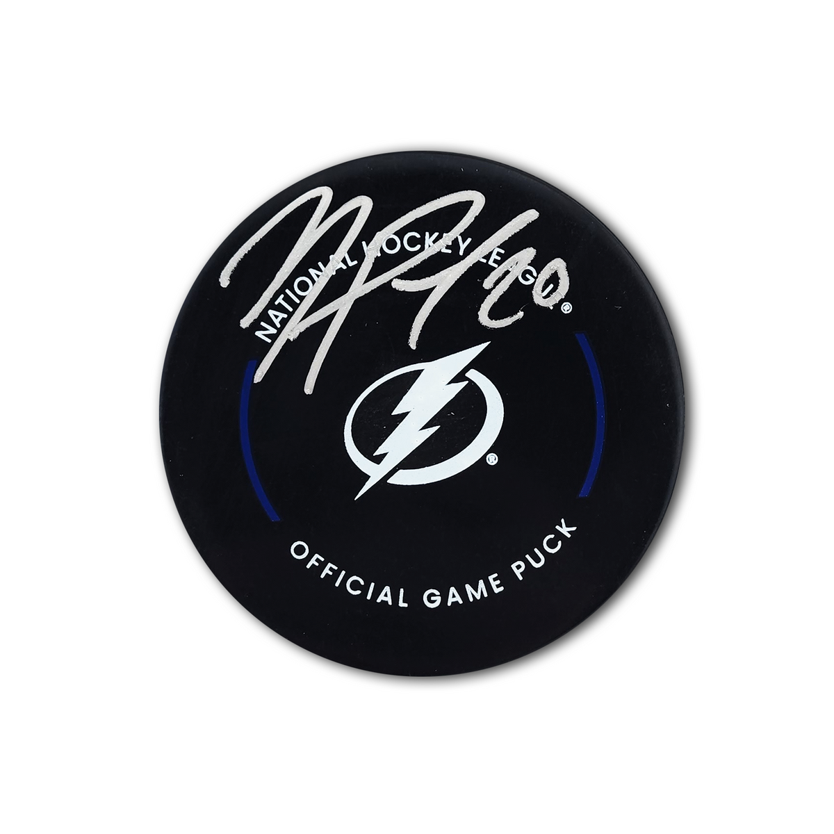 Nick Paul Autographed Tampa Bay Lightning Official Hockey Puck
