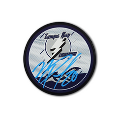 Nick Paul Autographed Tampa Bay Lightning Reverse Retro Hockey Puck