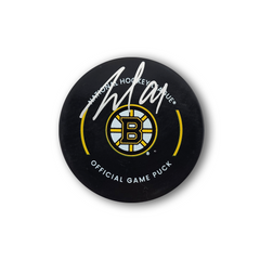 Nikita Zadorov Autographed Boston Bruins Official Hockey Puck