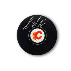 Nikita Zadorov Autographed Calgary Flames Hockey Puck