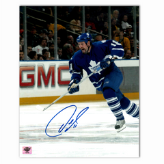 Owen Nolan Autographed Toronto Maple Leafs Home 8x10 Photo