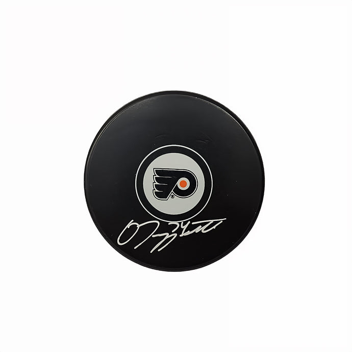 Owen Tippet Autographed Philadelphia Flyers Hockey Puck