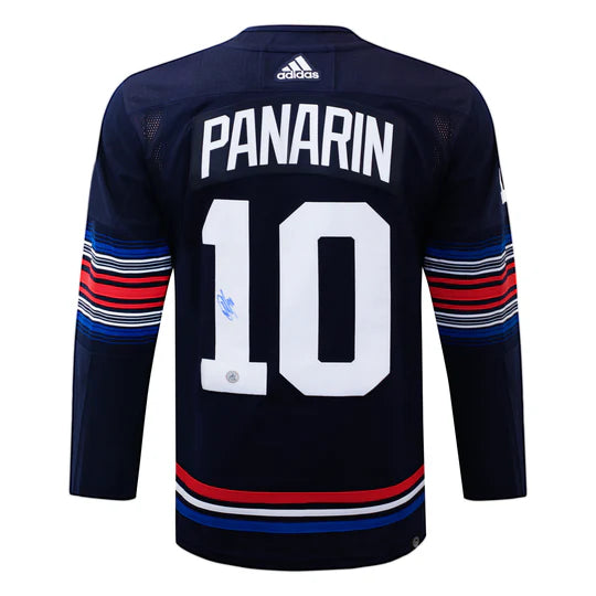 Load image into Gallery viewer, Artemi Panarin Signed New York Rangers Alt Crest adidas Jersey
