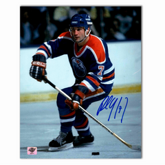 Paul Coffey Autographed Edmonton Oilers Home 8x10 Photo