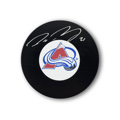 Peter Forsberg Autographed Colorado Avalanche Hockey Puck