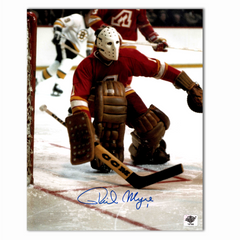 Phil Myre Autographed Atlanta Flames Home 8x10 Photo