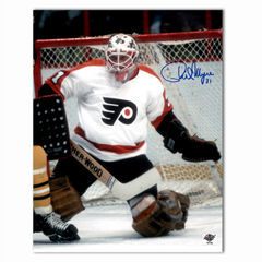Phil Myre Autographed Philadelphia Flyers Away 8x10 Photo