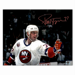 Pierre Turgeon Autographed New York Islanders 8x10 Photo