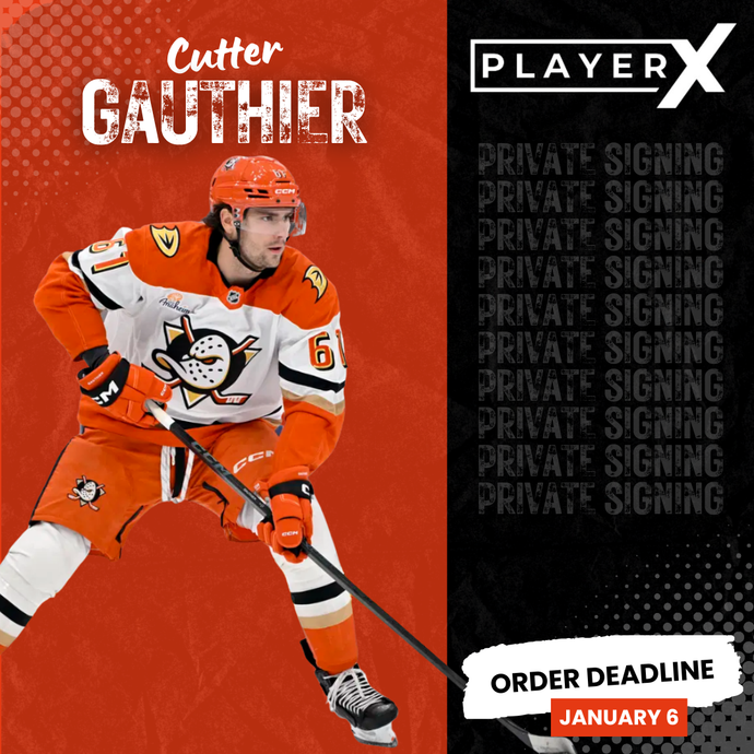 Pre-Order - Cutter Gauthier - Inscription
