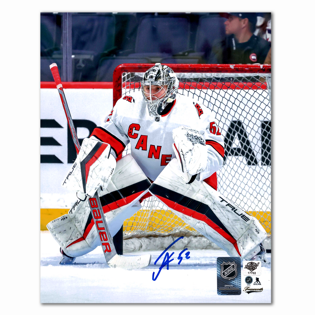 Pyotr Kochetkov Autographed Carolina Hurricanes Away 8x10 Photo