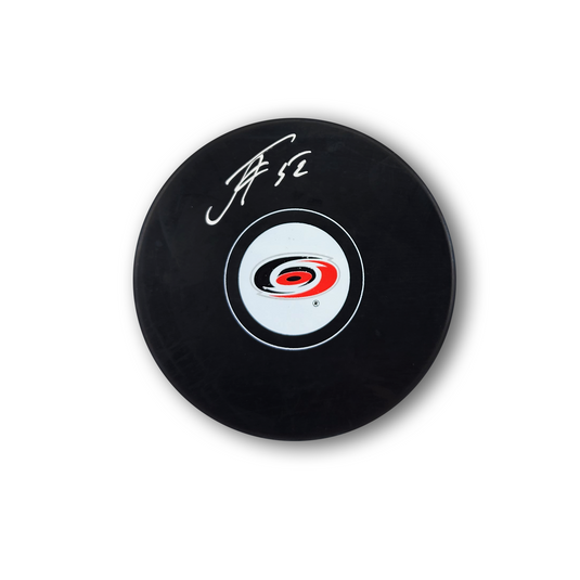 Pyotr Kochetkov Autographed Carolina Hurricanes Hockey Puck