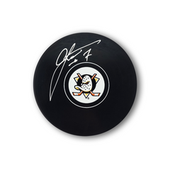 Radko Gudas Autographed Anaheim Ducks Hockey Puck
