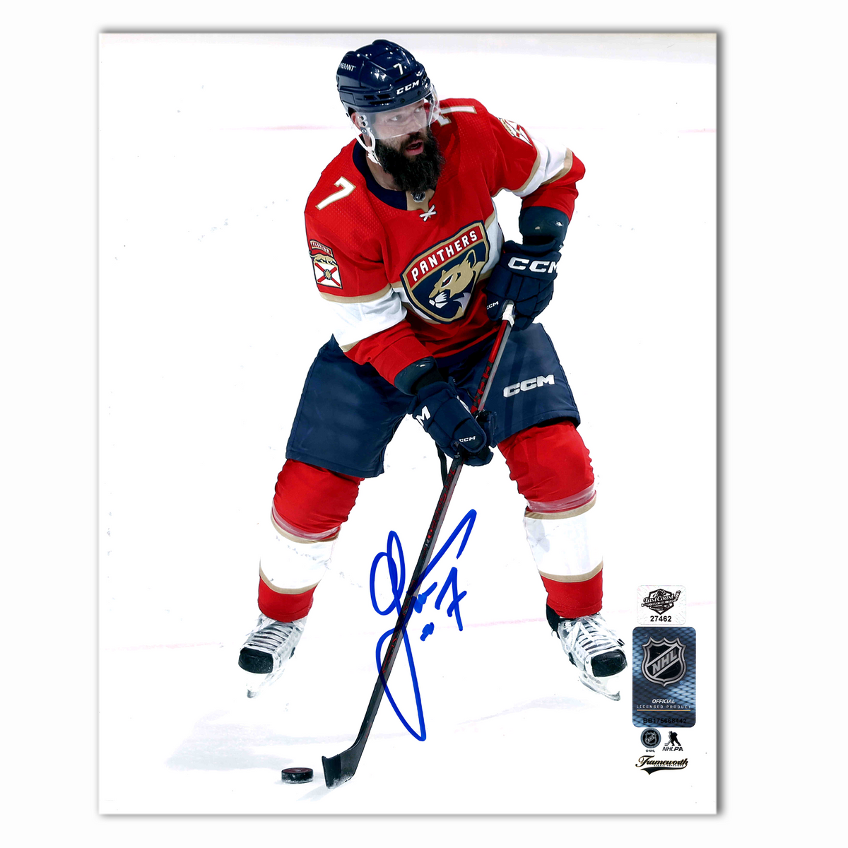 Radko Gudas Autographed Florida Panthers Home 8x10 Photo