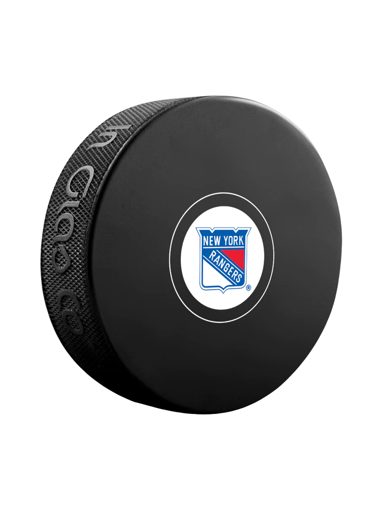 NHL New York Rangers Official Autograph Souvenir Hockey Puck