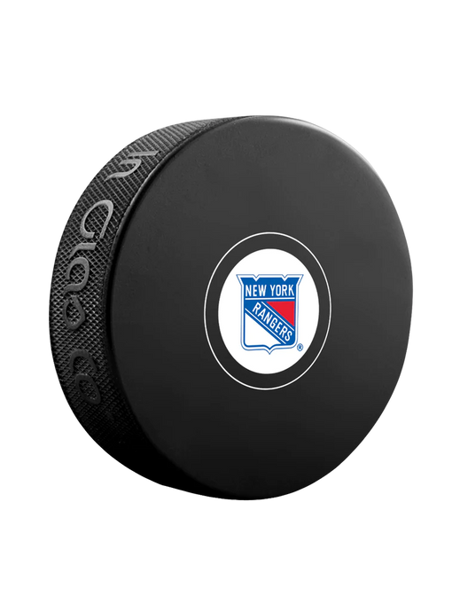 NHL New York Rangers Official Autograph Souvenir Hockey Puck