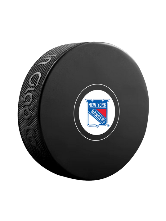 NHL New York Rangers Official Autograph Souvenir Hockey Puck
