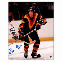 Rick Vaive Autographed Vancouver Canucks 8x10 Photo