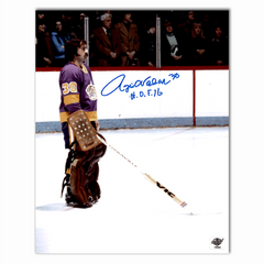 Rogie Vachon Autographed Los Angles Kings 8x10 Photo