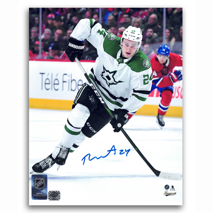 Roope Hintz Dallas Stars Autographed Away 8x10 Photo
