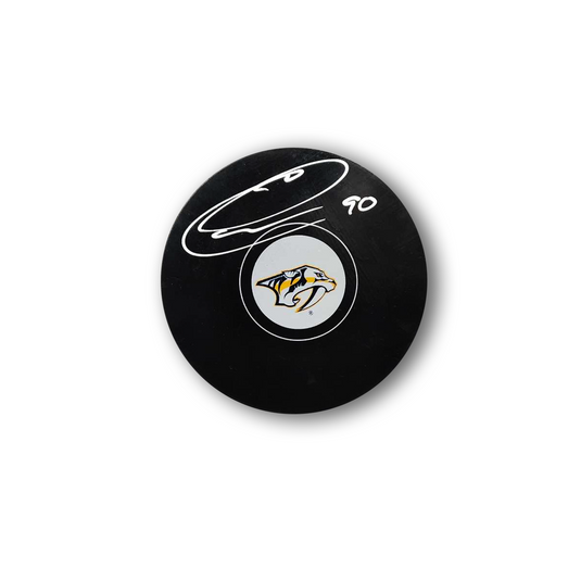 Ryan O'Reilly Autographed Nashville Predators Hockey Puck