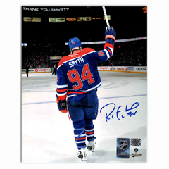 Ryan Smyth Autographed Edmonton Oilers Farewell 8x10 Photo