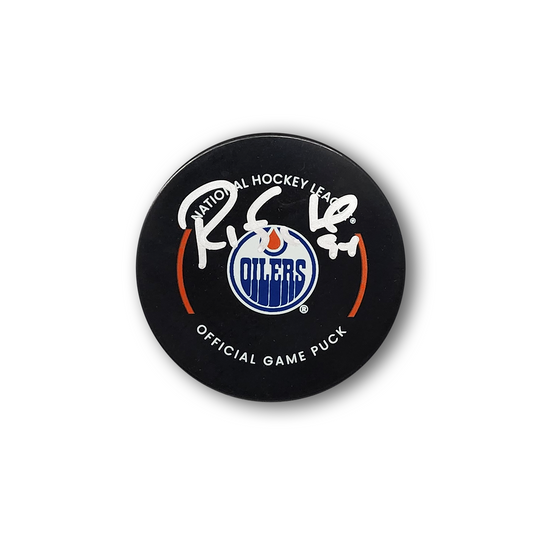 Ryan Smyth Autographed Edmonton Oilers Official Hockey Puck