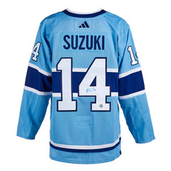 Nick Suzuki Signed Montreal Canadiens Reverse Retro 2.0 adidas Jersey