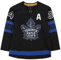 Auston Matthews Black Toronto Maple Leafs Autographed Adidas Alternate Authentic Jersey