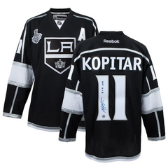 Anze Kopitar Signed Los Angeles Kings Vintage Stanley Cup Reebok Jersey