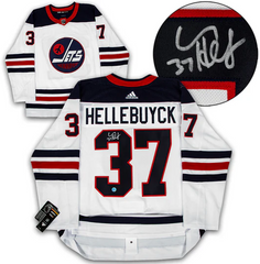 Connor Hellebuyck Signed Winnipeg Jets adidas Jersey