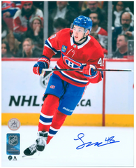Lane Hutson Signed Montreal Canadiens Rookie 8x10 Photo