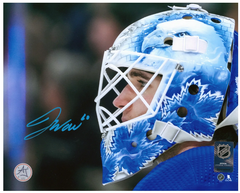 Joseph Woll Signed Toronto Maple Leafs Goalie Mask Profile 8x10 Photo