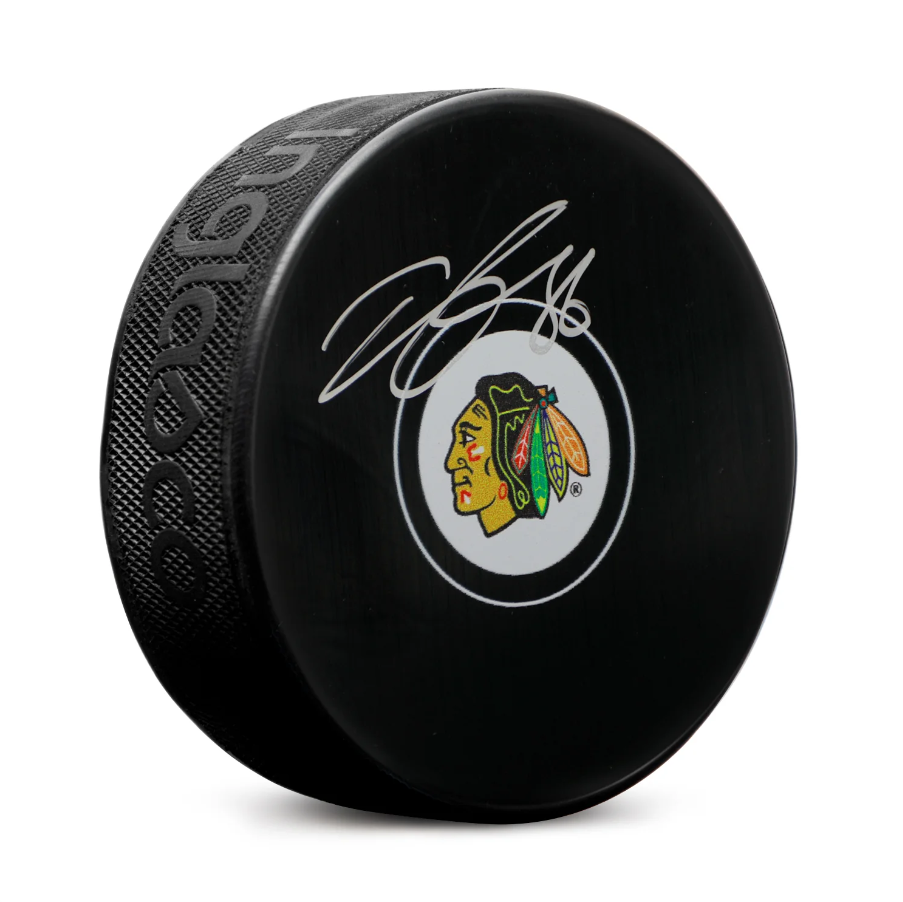 Teuvo Teravainen Autographed Chicago Blackhawks Hockey Puck