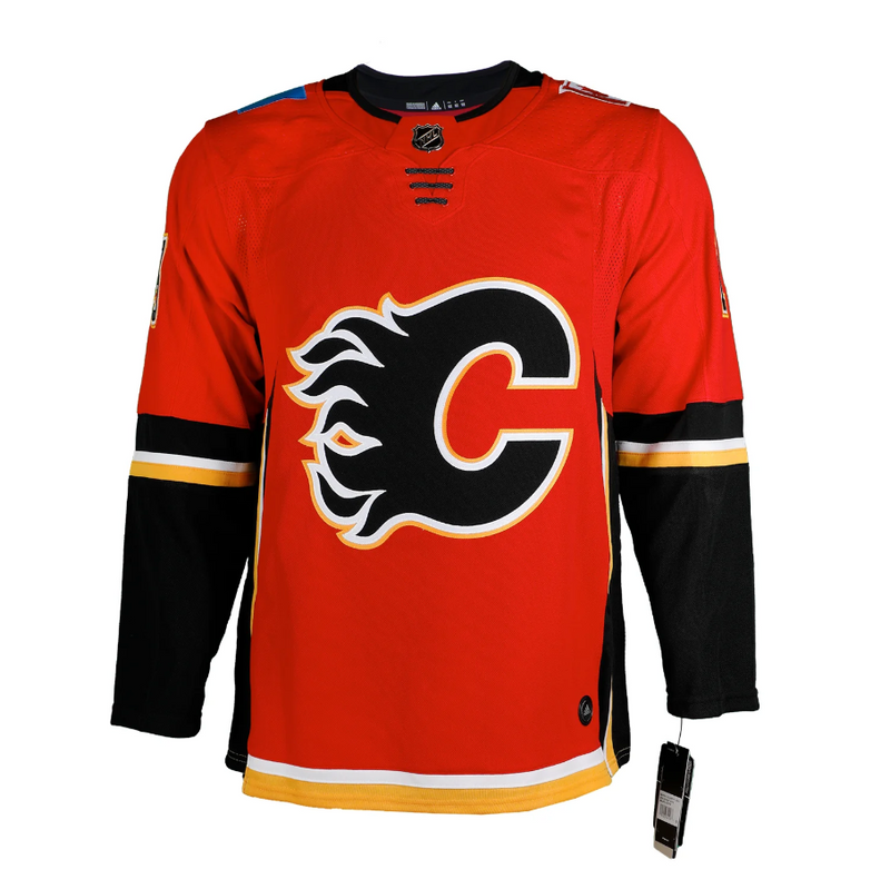 Load image into Gallery viewer, Johnny Gaudreau Autographed Calgary Flames Black Logo adidas Jersey
