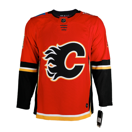 Johnny Gaudreau Autographed Calgary Flames Black Logo adidas Jersey