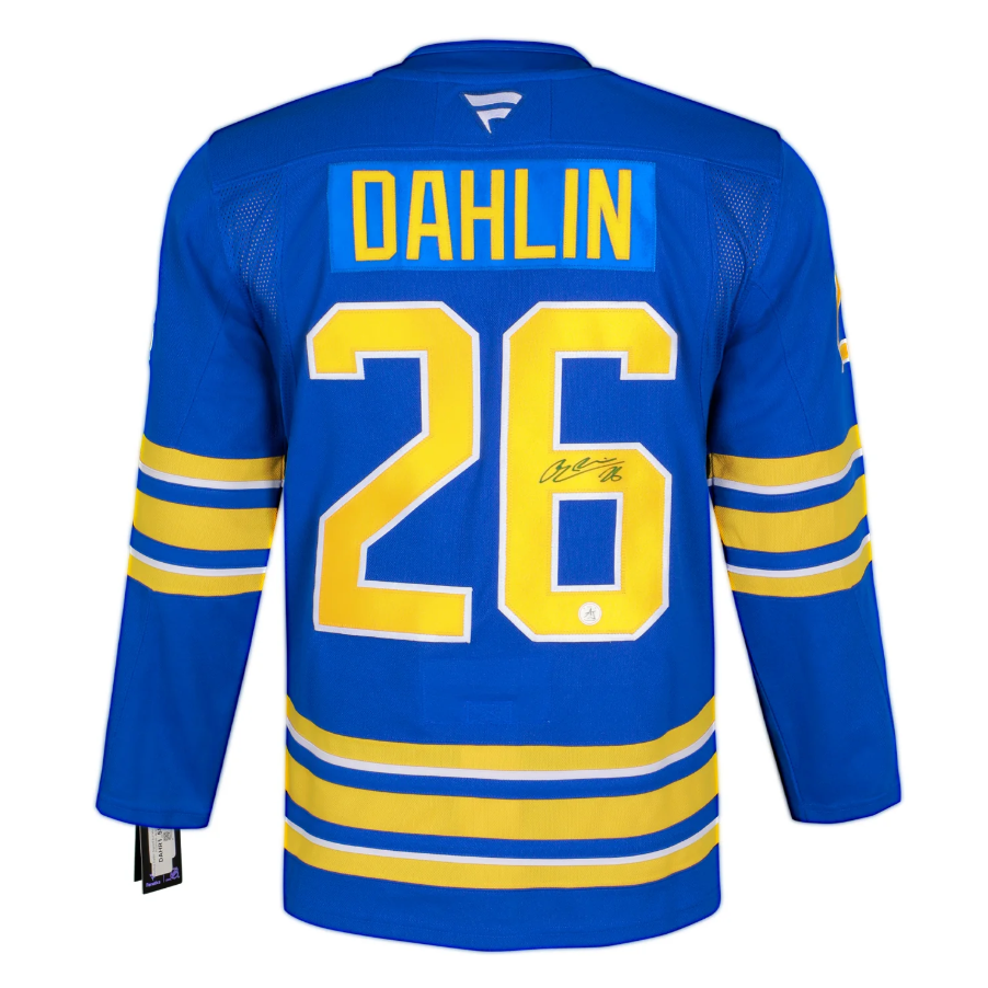 Rasmus Dahlin Signed Buffalo Sabres Fanatics Premium Jersey